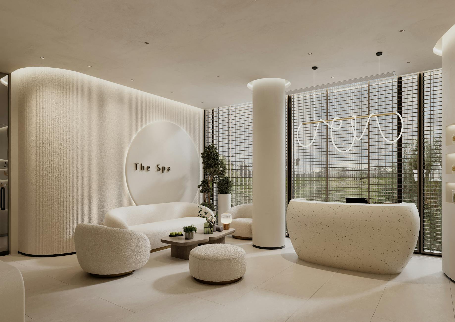 Luxury wellness interior